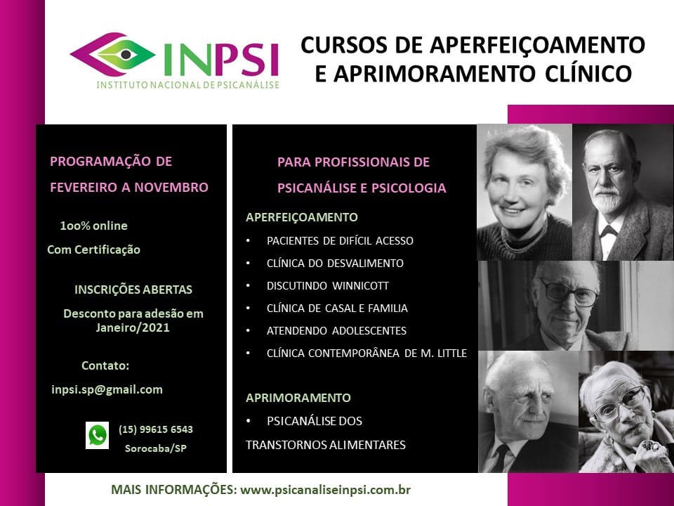 Curso Breve de Atualização - Psicopatologias Clínicas